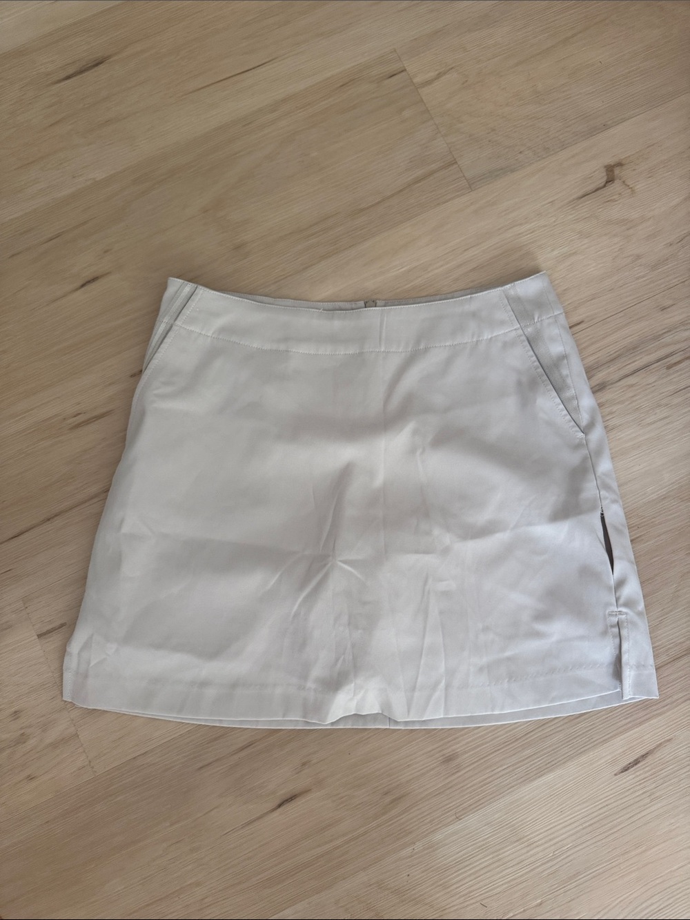 Women's Kahki Golf Skirt - Classic A-Line